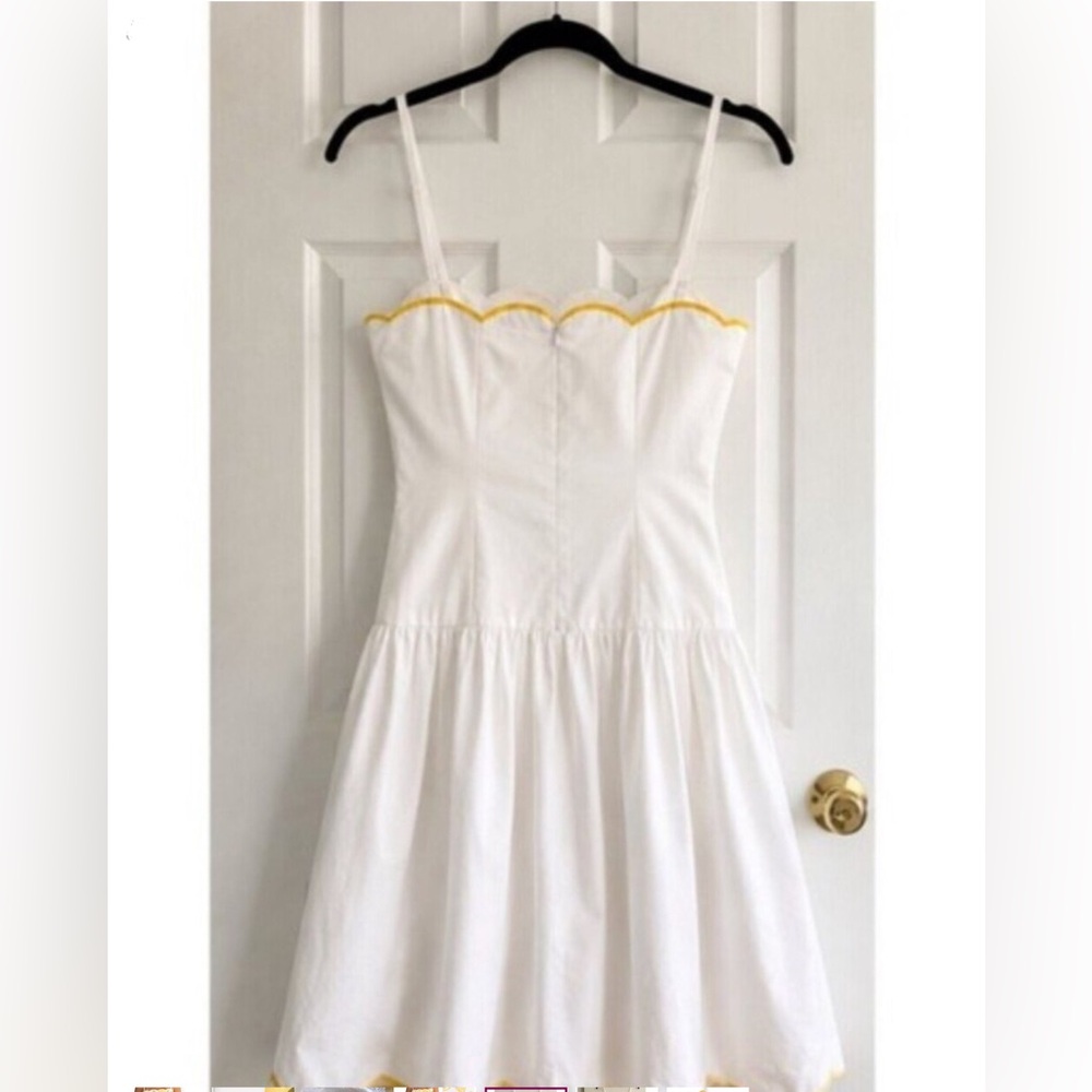 Anthropologie COREY LYNN CALTER Lemon Print Dress Embroidered Destiny Sundress - Picture 9 of 16